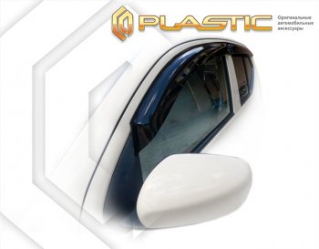 Ветровики дверей CA-Plastic Suzuki Alto  HA36/36V (2014-2021) хэтчбек 5 дв. дорестайлинг (Classic полупрозрачный)