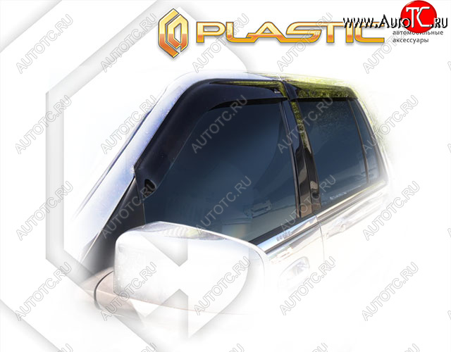 1 999 р. Ветровики дверей CA-Plastic  Lincoln Navigator  2 (2003-2006) (Classic полупрозрачный, Без хром. молдинга)  с доставкой в г. Кемерово