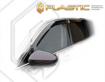 1 989 р. Дефлектора окон CA-Plastic EXEED VX дорестайлинг (2020-2023) (серия Classic полупрозрачный, Без хром. молдинга)  с доставкой в г. Кемерово. Увеличить фотографию 2