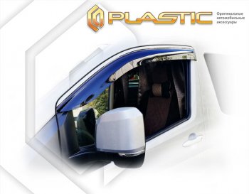 2 079 р. Дефлектора окон CA-Plastic  Toyota Hiace  H300 (2019-2025) минивэн дорестайлинг (серия Classic полупрозрачный)  с доставкой в г. Кемерово. Увеличить фотографию 2