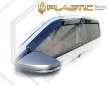 Ветровики дверей CA-Plastic Isuzu D-Max  RG (2020-2023) DoubleCab (Classic полупрозрачный)