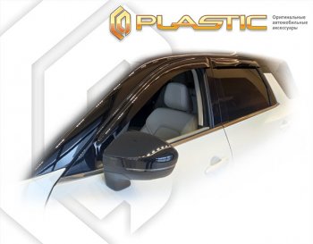 Ветровики дверей CA-Plastic Nissan Pathfinder  R53 (2021-2025) (Classic полупрозрачный)