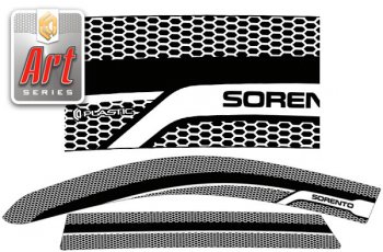 Ветровики дверей CA-Plastic KIA Sorento  XM (2009-2012) дорестайлинг