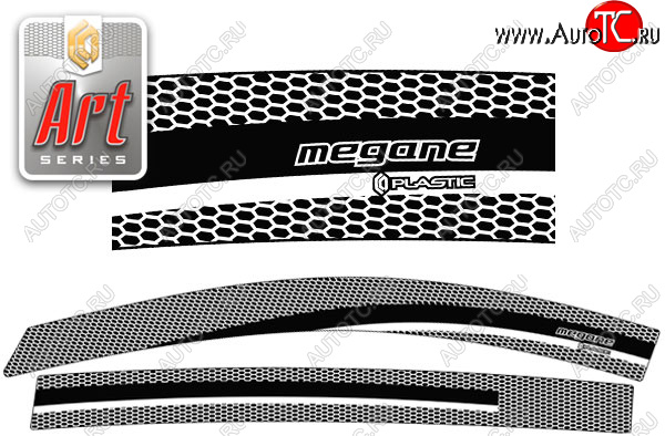 2 299 р. Ветровики дверей CA-Plastic Renault Megane хэтчбэк 5 дв. (2008-2016) дорестайлинг, рестайлинг (Серия Art белая, без хром. молдинга) с доставкой в г. Кемерово Увеличить фотографию 1 2 299 р. Ветровики дверей CA-Plastic Renault Megane хэтчбэк 5 дв. (2008-2016) дорестайлинг, рестайлинг (Серия Art белая, без хром. молдинга) с доставкой в г. Кемерово