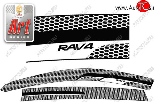 2 299 р. Ветровики дверей CA-Plastic Toyota RAV4 XA40 (2015-2019) 5 дв. рестайлинг (Серия Art белая) с доставкой в г. Кемерово Увеличить фотографию 1 2 299 р. Ветровики дверей CA-Plastic Toyota RAV4 XA40 (2015-2019) 5 дв. рестайлинг (Серия Art белая) с доставкой в г. Кемерово