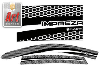 Ветровики дверей CA-Plastic Subaru Impreza  GE (2007-2012) седан