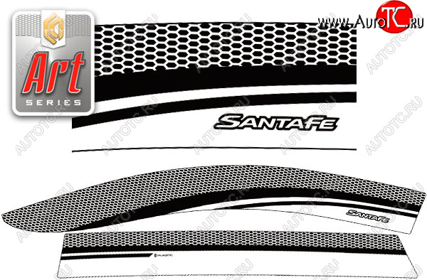2 399 р. Ветровики дверей CA-Plastic Hyundai Santa Fe TM (2018-2022) дорестайлинг, рестайлинг (Серия Art графит, без хром. молдинга) с доставкой в г. Кемерово Увеличить фотографию 1 2 399 р. Ветровики дверей CA-Plastic Hyundai Santa Fe TM (2018-2022) дорестайлинг, рестайлинг (Серия Art графит, без хром. молдинга) с доставкой в г. Кемерово