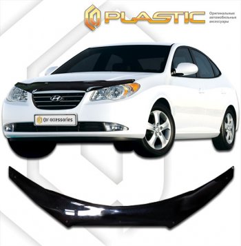 Дефлектор капота (exclusive) CA-Plastic Hyundai Avante (2006-2010)