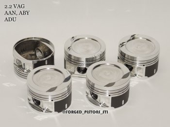 Поршни (VolksWagen 2,2 AAN под кольца 1,2/1,5/2,0) СТИ Volvo S40  VS седан - V40  универсал (диаметр поршня 82 мм)