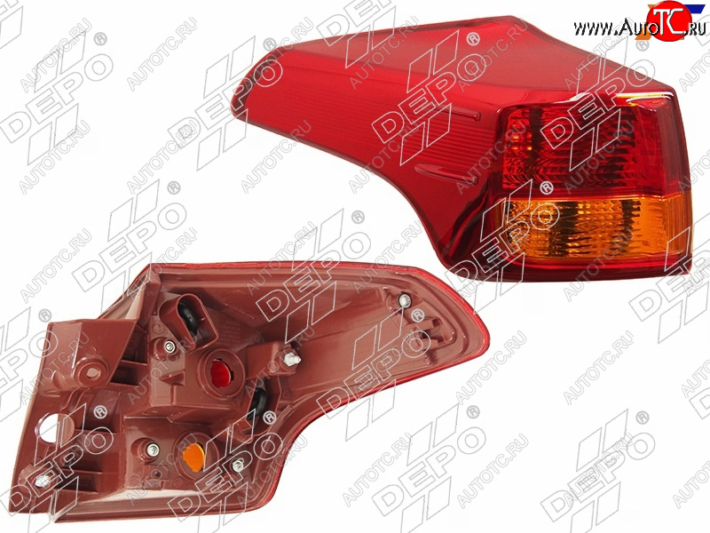6 299 р. Левый фонарь задний DEPO Toyota RAV4 XA40 5 дв. дорестайлинг (2012-2015)  с доставкой в г. Кемерово