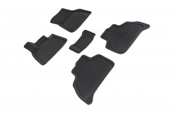 5 699 р. Коврики в салон EVA (3D, ромб, чёрные) Seintex BMW X5 G05 (2018-2022)  с доставкой в г. Кемерово. Увеличить фотографию 2