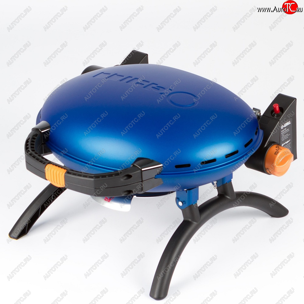 27 699 р. Гриль газовый O-GRILL 500 синий (в комплекте адаптер тип А) + подарок - шланг для бытового баллона O-GRILL 500-blue  с доставкой в г. Кемерово
