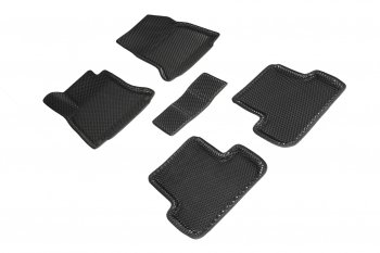 Коврики в салон EVA (3D, ромб, чёрные) Seintex Mercedes-Benz B-Class  W246/T246 (2011-2018) хэтчбэк