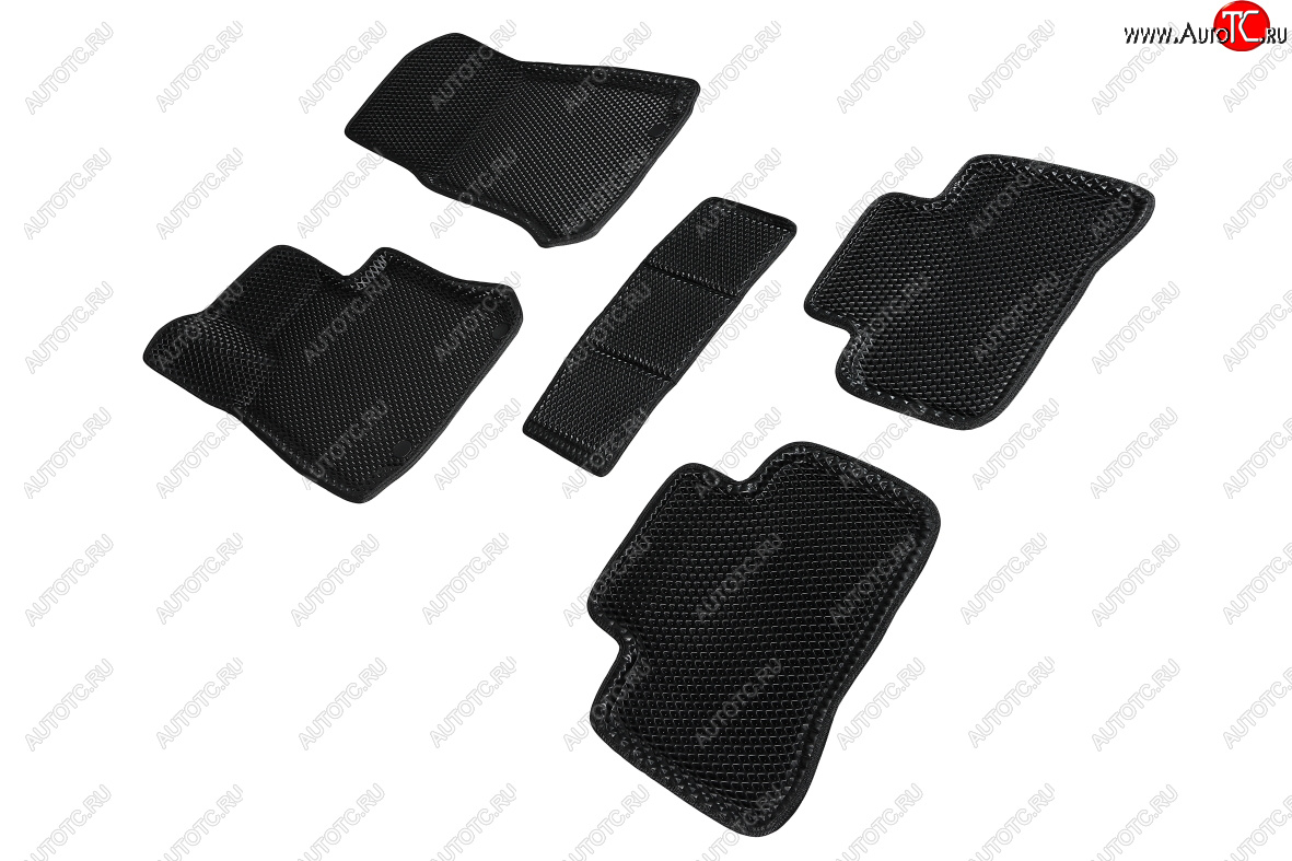 6 299 р. Коврики в салон EVA (3D, ромб, чёрные) Seintex  Mercedes-Benz GLC class ( X253,  C253) (2015-2025)  с доставкой в г. Кемерово