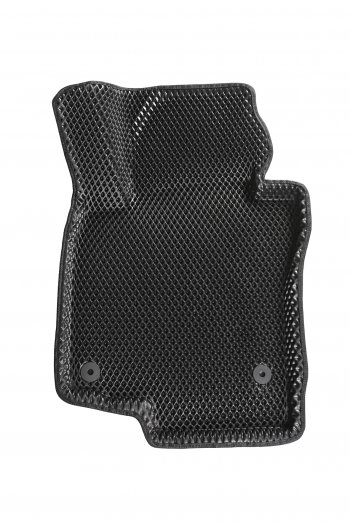 5 699 р. Коврики в салон EVA (3D, ромб, чёрные) Seintex  Seat Leon  1P хэтчбэк 5 дв. (2005-2013) дорестайлинг, рестайлинг  с доставкой в г. Кемерово. Увеличить фотографию 2