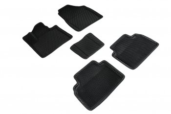 Коврики в салон EVA (3D, ромб, чёрные) Seintex Hyundai Tucson  NX4 (2020-2022)