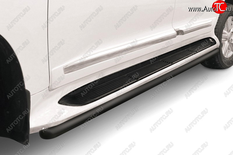 16 749 р. Защита порогов (труба диаметр 57) Arbori Toyota Land Cruiser 200 1-ый рестайлинг (2012-2015)  с доставкой в г. Кемерово