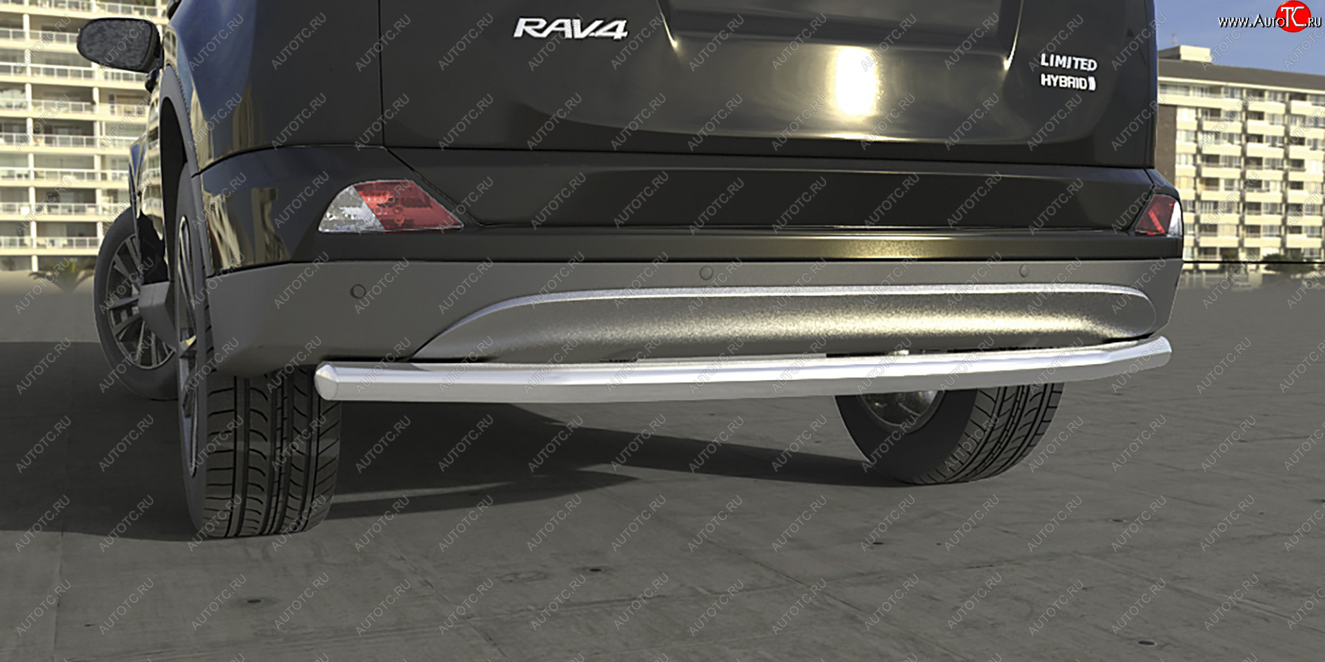 27 599 р. Защита заднего бампера (диаметр 57 мм) Arbori  Toyota RAV4  XA40 (2015-2019) 5 дв. рестайлинг  с доставкой в г. Кемерово