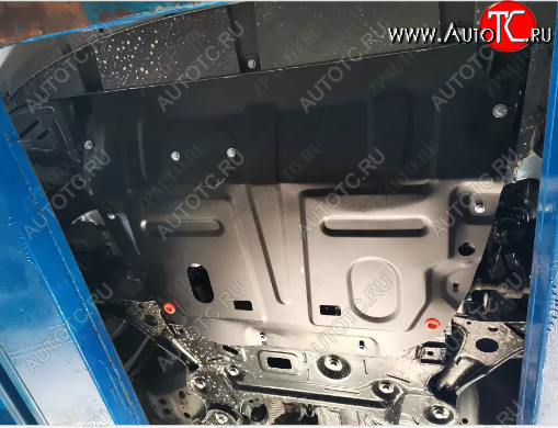 13 999 р. Защита картера двигателя и КПП (большая, V-1,6T; 2,0T) Alfeco  Chery Tiggo 8 PRO (2021-2025) (Алюминий 4 мм)  с доставкой в г. Кемерово