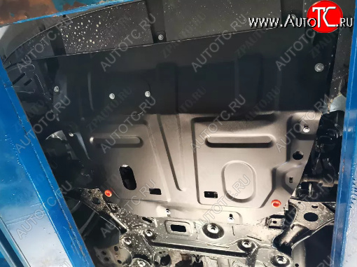 3 579 р. Защита картера двигателя и КПП (большая, V-1,6T; 2,0T) Alfeco Chery Tiggo 8 PRO (2021-2025) (Сталь 2 мм)  с доставкой в г. Кемерово