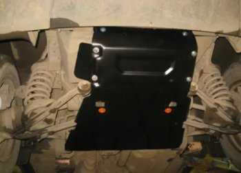 16 499 р. Защита картера и рулевых тяг (V-1,7) Alfeco  Chevrolet Niva  2123 (2002-2020), Лада 2123 (Нива Шевроле) (2002-2020) (Алюминий 4 мм)  с доставкой в г. Кемерово. Увеличить фотографию 2
