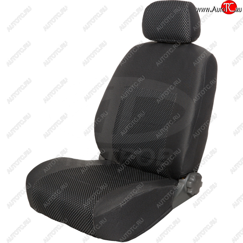 2 499 р. Чехлы сидений (жаккард) Петров ПУМА  Toyota Avensis ( T270 седан,  T270 универсал) (2008-2018) дорестайлинг, 1-ый рестайлинг, 2-ой рестайлинг (серый)  с доставкой в г. Кемерово