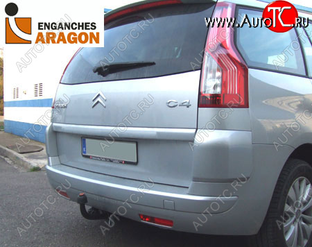 5 249 р. ТСУ для CITROEN C4 Picasso  Grand Picasso 2006-02013, PEUGEOT 5008 2009-2017, PEUGEOT 5008 AdBlue 2010-2017, Тип шара: Горизонтальный, условно-съемны Aragon e1220aa  с доставкой в г. Кемерово