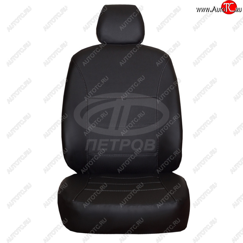 5 749 р. Чехлы сидений (экокожа) ПЕТРОВ Орегон  Peugeot 308  T7 (2007-2014) хэтчбек 5 дв. дорестайлинг, хэтчбэк 5 дв. рестайлинг (черный)  с доставкой в г. Кемерово
