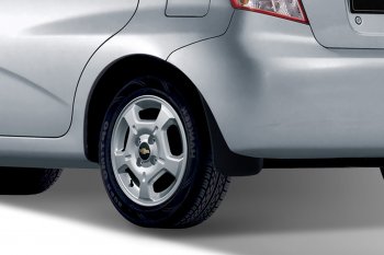 4 799 р. Брызговики задние FROSCH Chevrolet Aveo T300 хэтчбек (2011-2015)  с доставкой в г. Кемерово. Увеличить фотографию 2