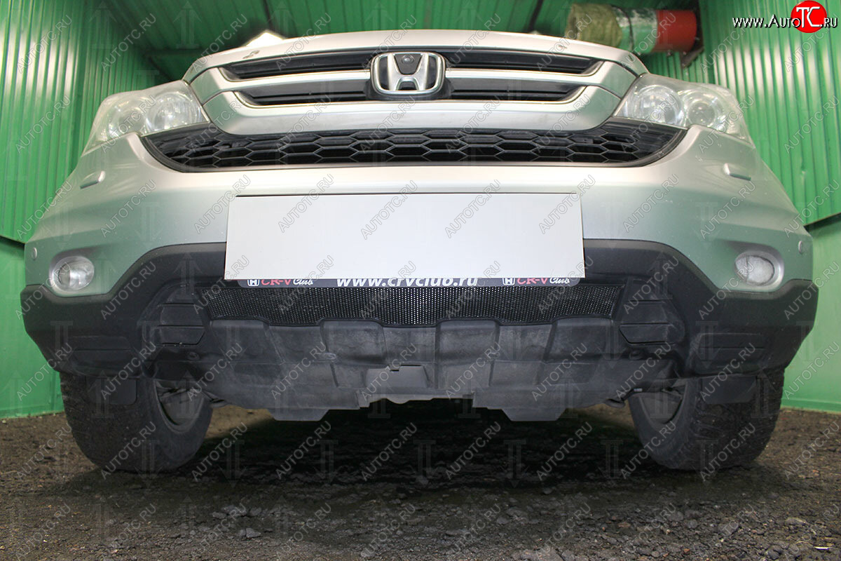 2 999 р.           Защита радиатора Honda CR-V III 2010-2012 black  Honda CR-V  RE1,RE2,RE3,RE4,RE5,RE7 (2009-2012) рестайлинг (черная)  с доставкой в г. Кемерово