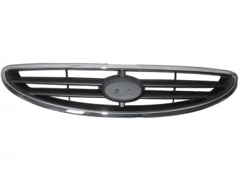 Решётка радиатора (хром) BodyParts Hyundai Accent 2 LC седан дорестайлинг (ТагАЗ) (1999-2012)