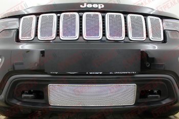 4 299 р.           Защита радиатора Jeep Grand Cherokee (WK2) IV 2018- рестайлинг (Laredo, Limited, Trailhawk) chrome низ PREMIUM  Jeep Grand Cherokee  WK2 (2017-2022) 2-ой рестайлинг (хром)  с доставкой в г. Кемерово. Увеличить фотографию 2