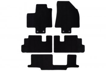 Коврики салона (текстиль) Klever Econom INFINITI QX60  L51 (2021-2025) (Чёрные)