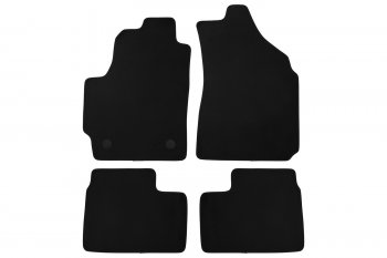 Коврики салона (текстиль) Klever Econom Daewoo Matiz M100 дорестайлинг (1998-2000) (Чёрные)