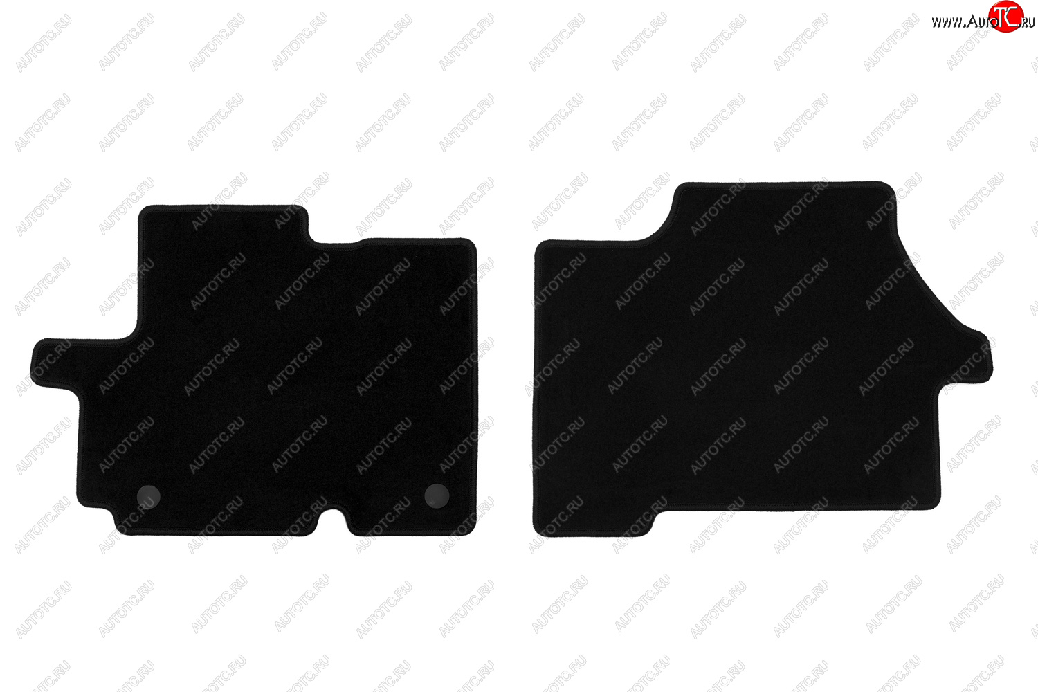 279 р. Комплект ковриков в салон (чёрные, текстиль) Klever Econom Fiat Ducato 290 (2014-2025)  с доставкой в г. Кемерово