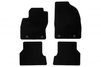 Коврики салона (текстиль) Klever Econom Ford Focus 2 седан рестайлинг (2007-2011) (Чёрные)