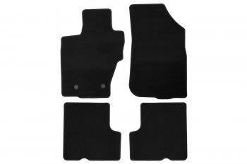 Коврики салона (4WD, текстиль) Klever Econom Renault Duster HS дорестайлинг (2010-2015) (Чёрные)