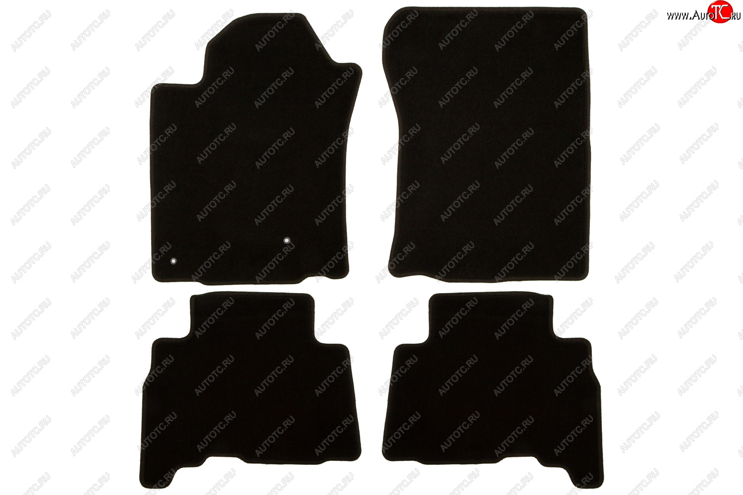 4 849 р. Коврики салона (текстиль) Klever Econom Toyota Land Cruiser Prado J150 дорестайлинг (2009-2013) (Чёрные)  с доставкой в г. Кемерово