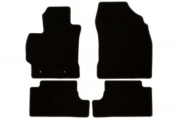 Коврики салона (текстиль) Klever Econom Toyota Corolla E140 седан дорестайлинг (2007-2010) (Чёрные)