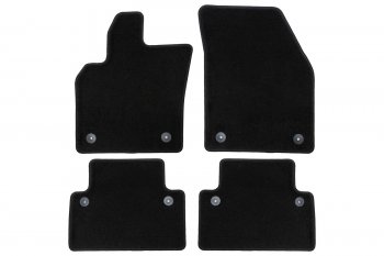 Коврики салона (текстиль) Klever Econom Volvo S40 MS седан рестайлинг (2007-2012) (Чёрные)