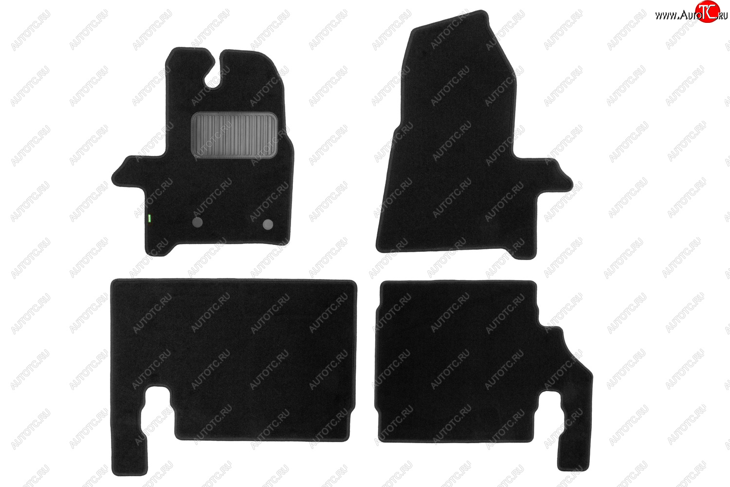 359 р. Комплект ковриков в салон (8 мест, чёрные, текстиль) Klever Standard  Ford Tourneo Custom (2012-2021) дорестайлинг, рестайлинг  с доставкой в г. Кемерово