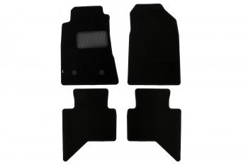 349 р. Коврики в салон Klever Standard ISUZU D-Max 2012-2018, 2019-, пикап, 4 шт. (текстиль)  Исузу Д-макс Klever klever02210101210kh  с доставкой в г. Кемерово. Увеличить фотографию 1