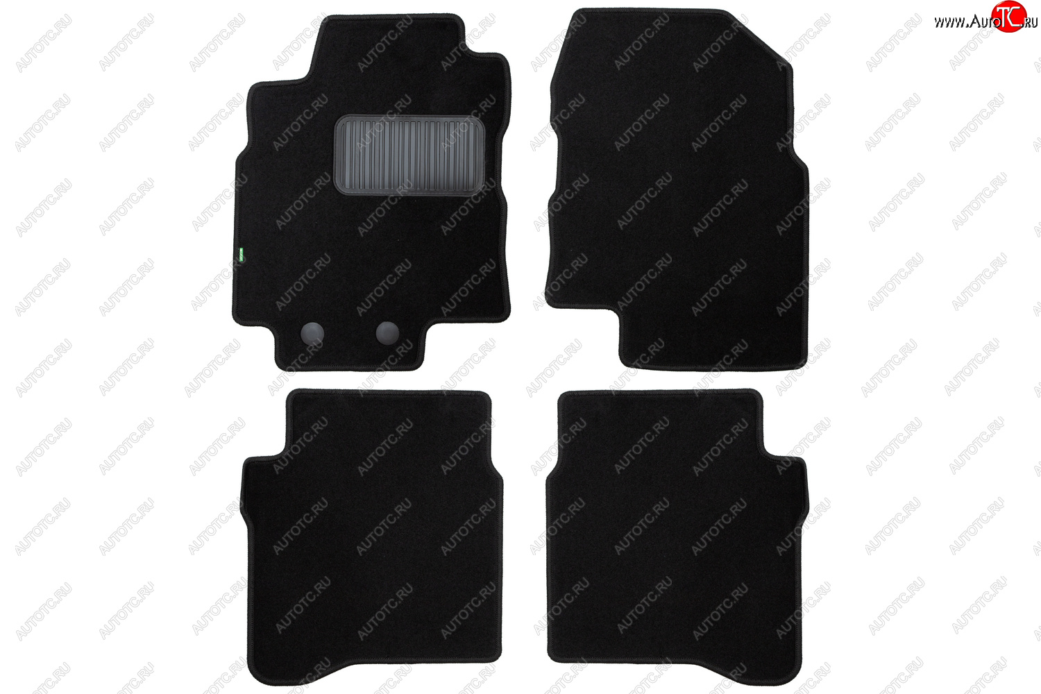 2 989 р. Комплект ковриков в салон (АКПП, чёрные, текстиль) Klever Standard Nissan Primera 3 седан P12 (2001-2008)  с доставкой в г. Кемерово
