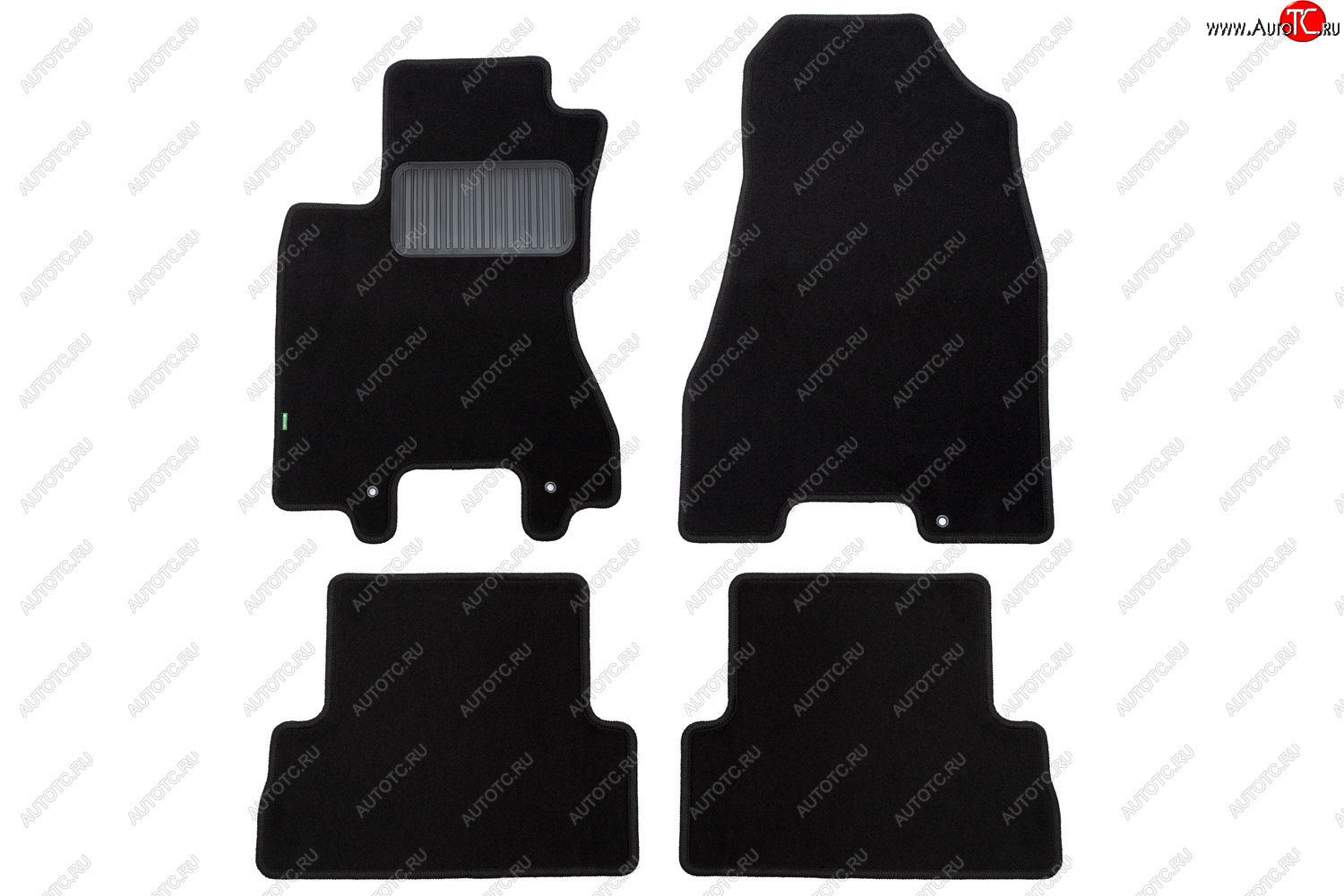6 949 р. Комплект ковриков в салон (чёрные, текстиль) Klever Standard Nissan X-trail 2 T31 дорестайлинг (2007-2011)  с доставкой в г. Кемерово