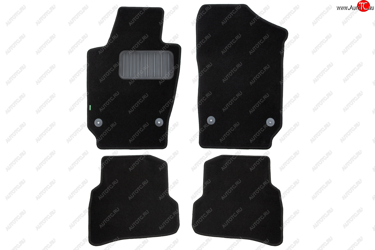 6 949 р. Комплект ковриков в салон (чёрные, текстиль) Klever Standard Seat Ibiza 6J,6P хэтчбэк 5 дв.  рестайлинг (2012-2016)  с доставкой в г. Кемерово