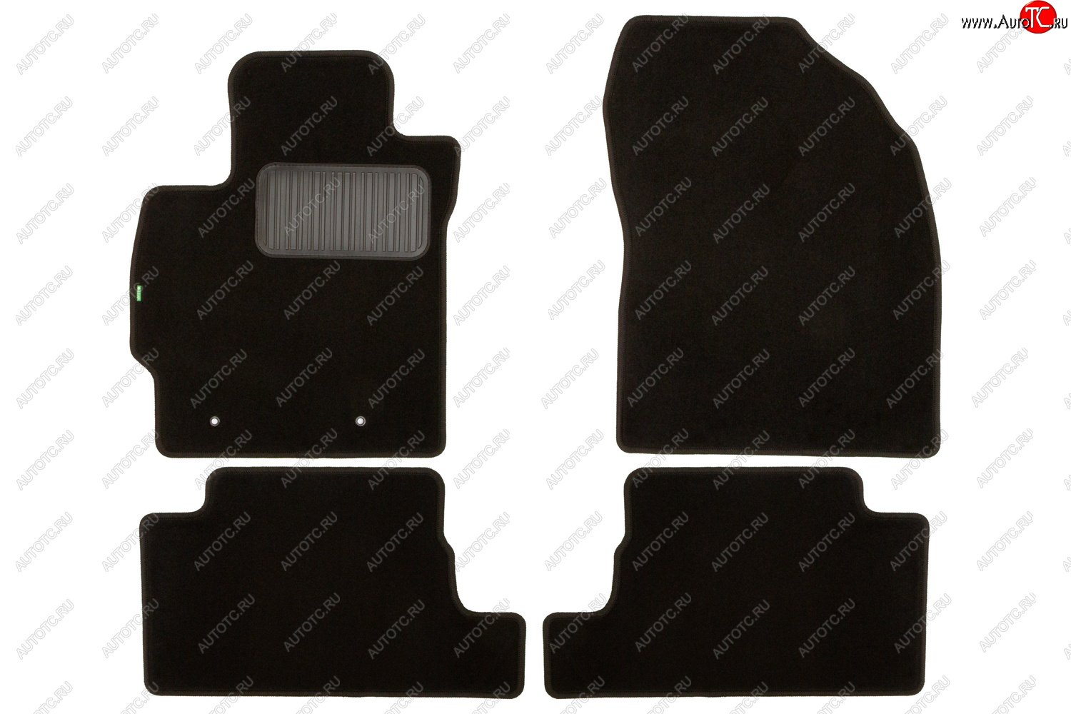 6 599 р. Комплект ковриков в салон (чёрные, текстиль) Klever Standard Toyota Auris E150 хэтчбэк 5 дв. дорестайлинг (2006-2010)  с доставкой в г. Кемерово