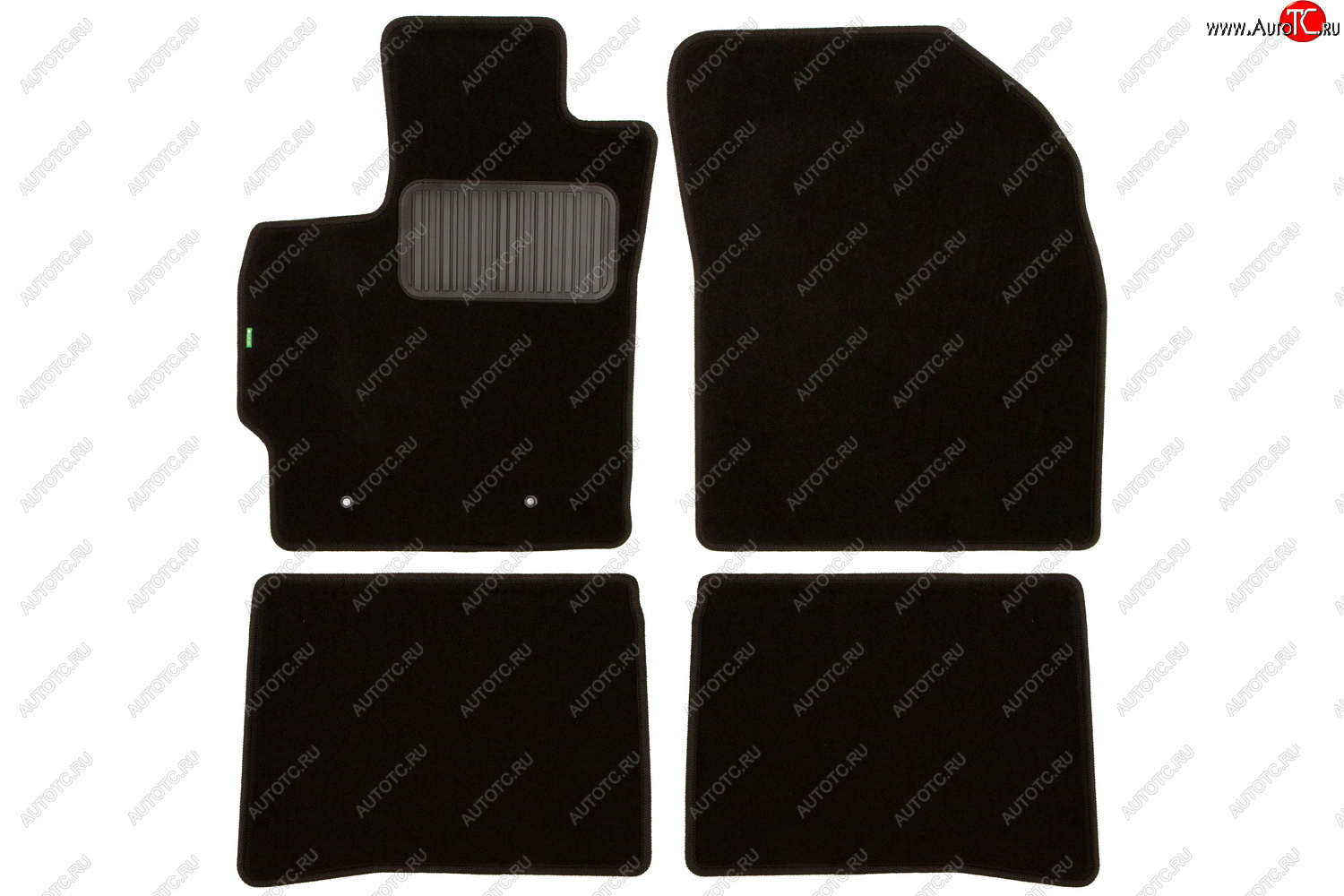 2 669 р. Комплект ковриков в салон (чёрные, текстиль) Klever Standard Toyota Prius XW30 дорестайлинг (2009-2011)  с доставкой в г. Кемерово