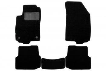 Коврики салона (текстиль) Klever Premium Chevrolet Aveo T300 седан (2011-2015) (Чёрные)