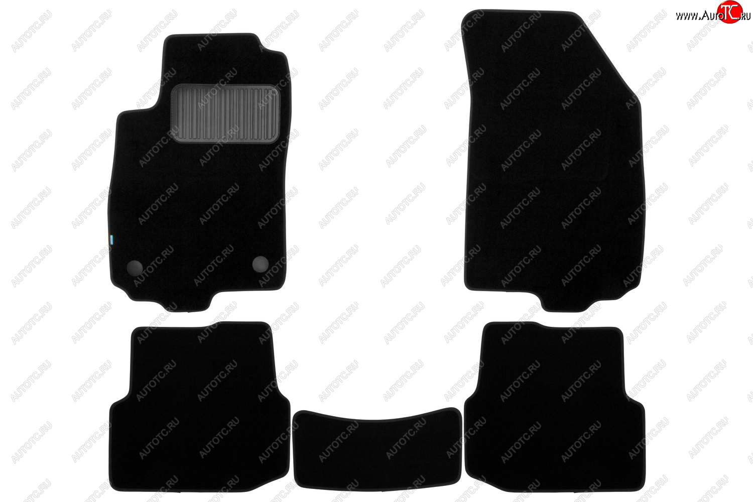 8 999 р. Коврики салона (текстиль) Klever Premium Chevrolet Aveo T300 седан (2011-2015) (Чёрные)  с доставкой в г. Кемерово