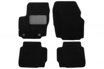 Коврики салона (текстиль) Klever Premium Ford Mondeo Mk4,BD рестайлинг, седан (2010-2014) (Чёрные)